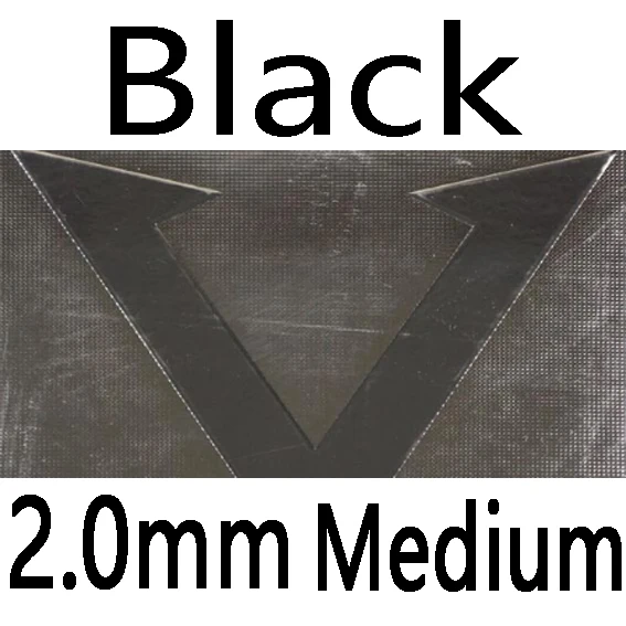 XIOM VEGA PRO(не липкая Резина, петля) резиновая губка для настольного тенниса для пинг-понга - Цвет: Black 2.0mm Medium