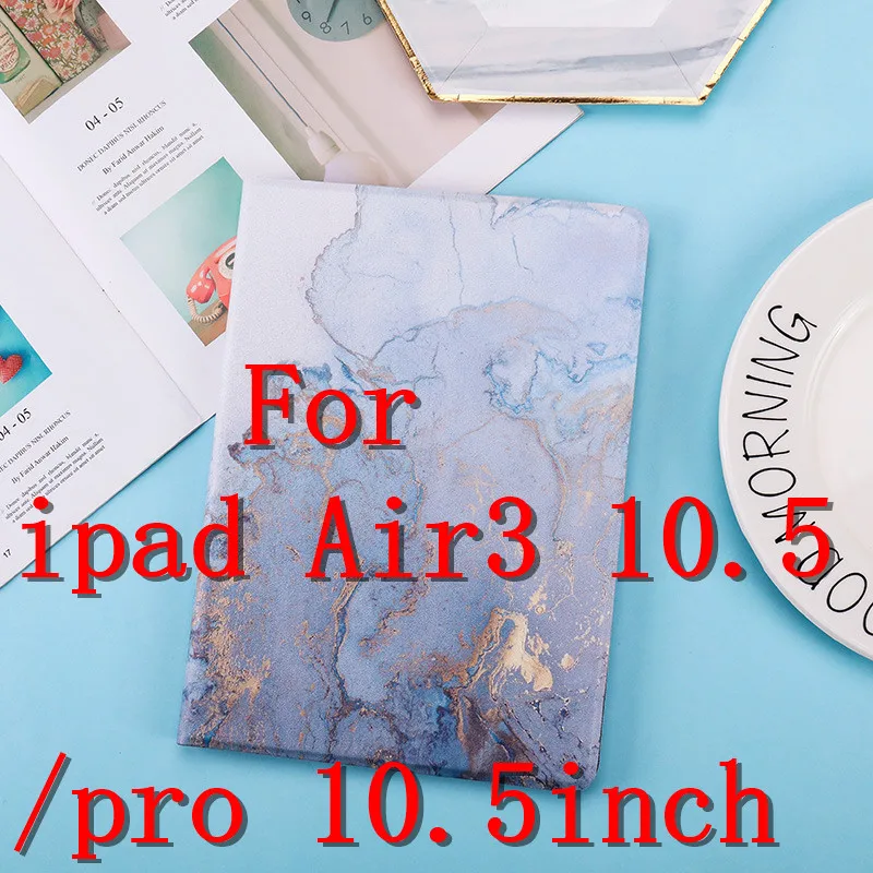 Для ipad pro10.5 дюймов чехол для apple ipad ipad Air 3 10,5 ультра-тонкий смарт-чехол кожаный чехол-подставка для планшета - Цвет: pro10.5AS picture