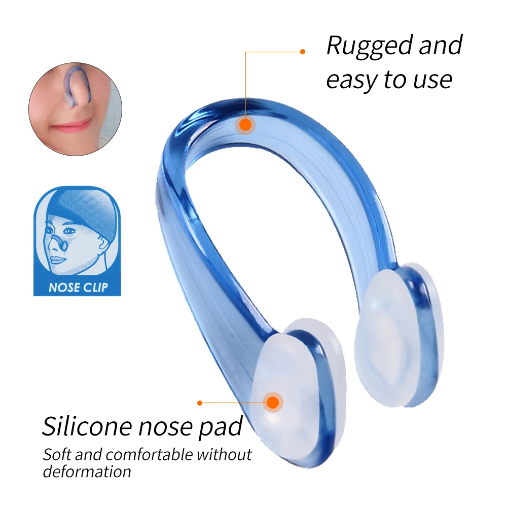 SFIT 1 шт. зажим для носа затычки ушей набор мягкий силиконовый купальник унисекс