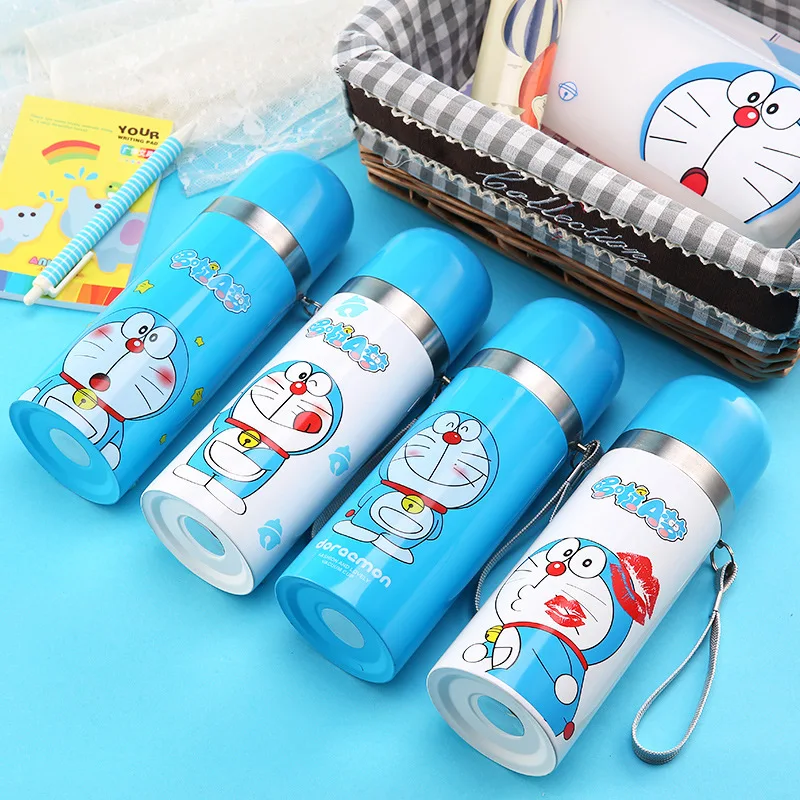 

Private 304 Stainless Steel Insulated Cup Creative Cute Cartoon Doraemon Men And Women Children Portable Leak-Proof Water Cup