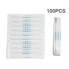 100pcs Cleaning Stick Wet Alcohol Cotton Swabs Double Head Round Shape Cleaning Stick Double Precision Tips With Paper Stick