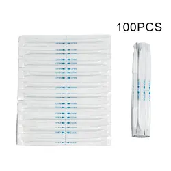 Cotons tiges à alcool humide, bâton de nettoyage à Double tête rond, bâton de nettoyage à Double précision avec bâton en papier, 100 pièces 