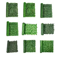 Aliexpress - 0.5x1m Artificial Ivy Leaf Hedge Screening Roll Green Fence Protection UV Balcony Decoration For Garden Leaf Privacy Outdoo N2V6
