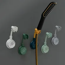Base-Mount Brackets Shower-Head-Holder Bathroom-Accessories Adjustable Punch-Free 360