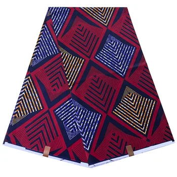 

Veritable Wax tissus Guaranteed Real Wax 6yard/lot 2020 New High Quality African Fabric nigeria ankara tissus Wax R0014