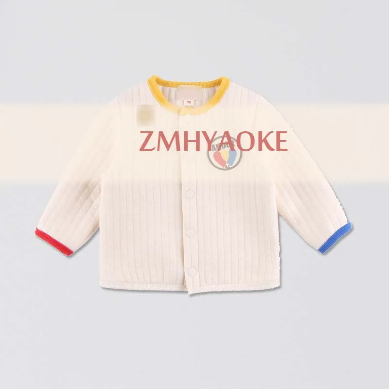 Зимнее ZMHYAOKE-BB пальто для маленьких девочек красная куртка с вырезом лодочкой и рисунком кролика зимняя одежда для девочек куртки для мальчиков Детское пальто