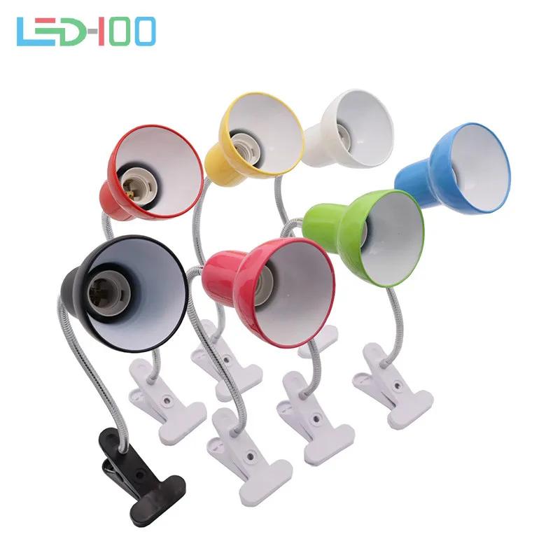 

New Modern LED Table Lamp for Bedroom,Desk Lamp seven Color Switchable, Equivalent Bendable Clip Reading Light