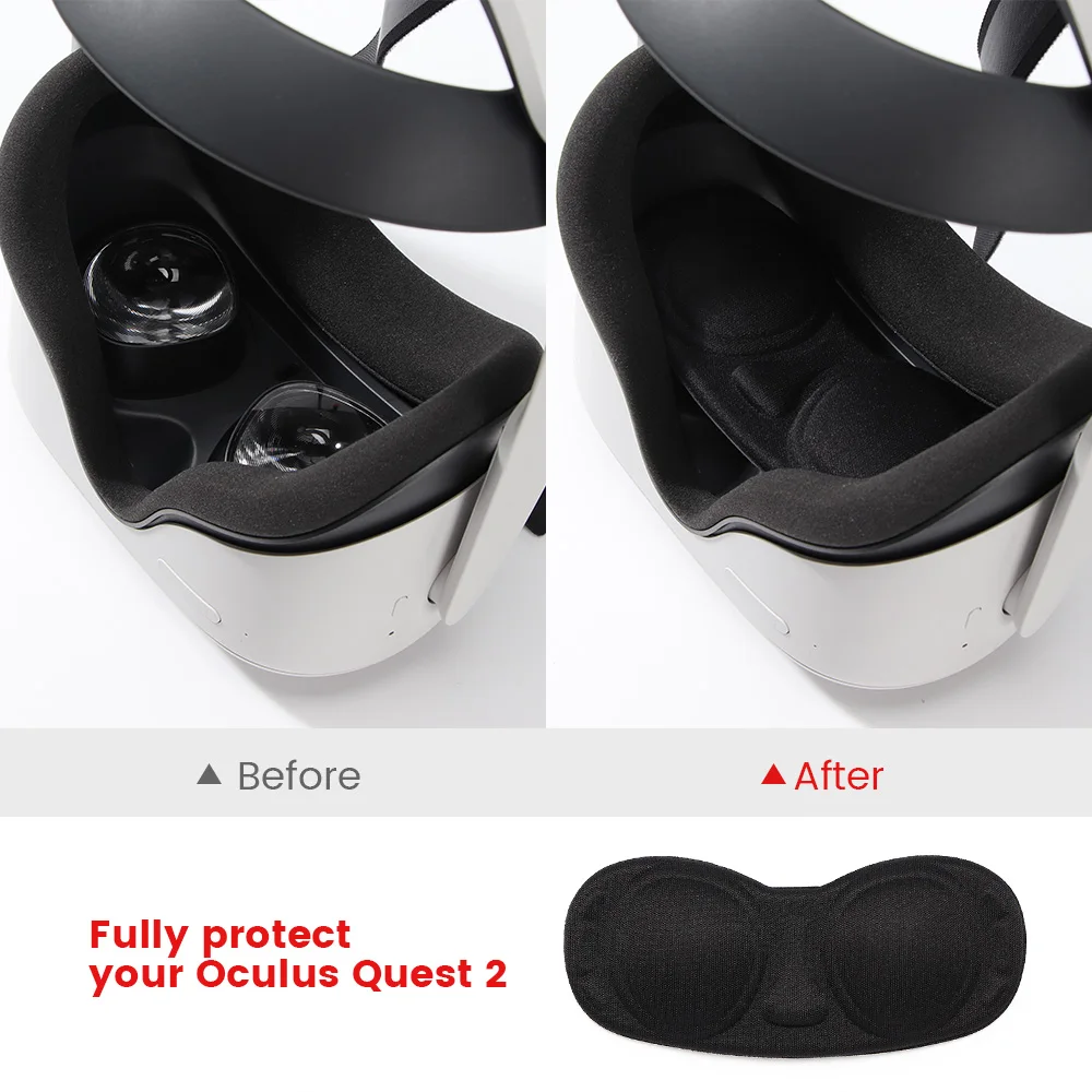 VR Protective Cover Set For Oculus Quest 2 VR Touch Controller Shell Case With Strap Handle Grip For Oculus Quest 2 Accessories