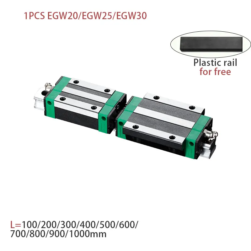 EGW15 EGW20 EGW25 EGW30 L 100 200 400 600 800 мм тяжелый линейной направляющей 1 шт. EGW15 линейной направляющей 1 шт. EGW15 перевозки ЧПУ 3D печати