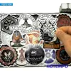 50pcs Mysterious Totem Symbol Rune Viking Pirates Style Stickers Toys for Mobile Phone Laptop Suitcase Skateboard Decal Stickers ► Photo 2/6
