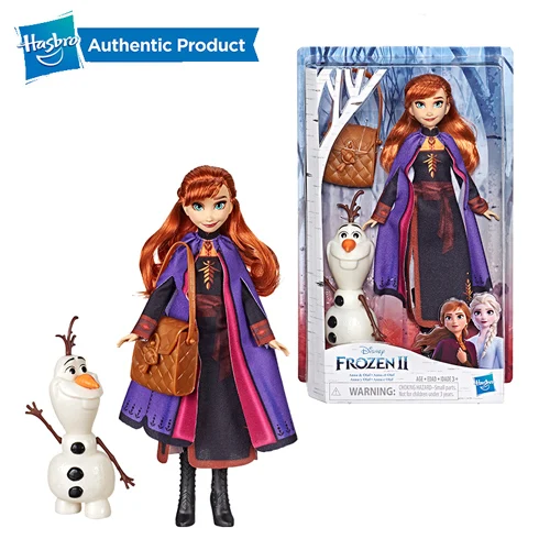 Hasbro принцесса Дисней Холодное сердце Эльза Анна, Олаф Волшебные закрученные Приключения Модная Кукла, которая светится наряд вдохновлен 2 фильма - Цвет: E6661-ANNA