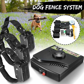 

Safety Pet Dog Electric Fence With Waterproof Dog Electronic Training Collar Electric Dog Fence Containment System Cat