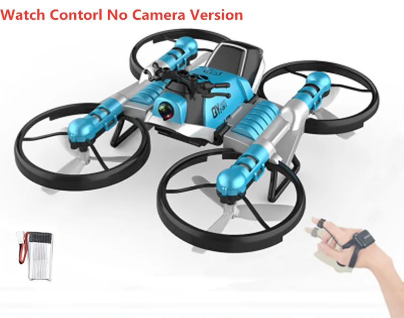 remote control flying helicopter New 2.4G 4-Axis Gyro RC Drone 3D Flip One Key Return Headless Mode RC Quadrocopter uav aircraft Motorcycle 2 in 1 rc Deformation remote control car helicopter RC Helicopters