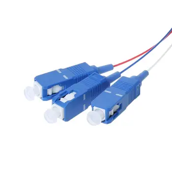 

1x2 APC/UPC Optic Fiber Splitter Mini Steel Tube Bundle Connector FBT Grade