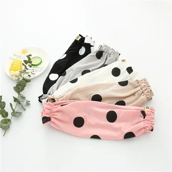 

2020 Summer Baby Girls Polka Dot Loving Heart Air-Conditioned Pants Anti-Mosquito Trousers Casual Loose Infant Kids Lantern Pant