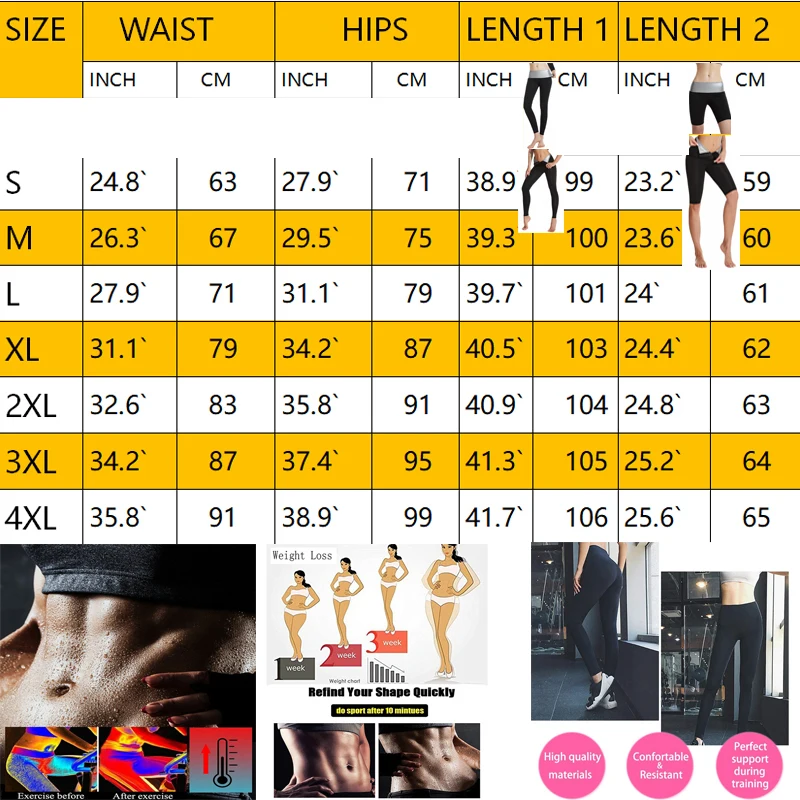 best shapewear 2022 New Upgrade Women Body Shaper Pants Hot Sweat Sauna Effect Slimming Pants Fitness Shorts Shapewear Workout Gym Leggings leonisa shapewear