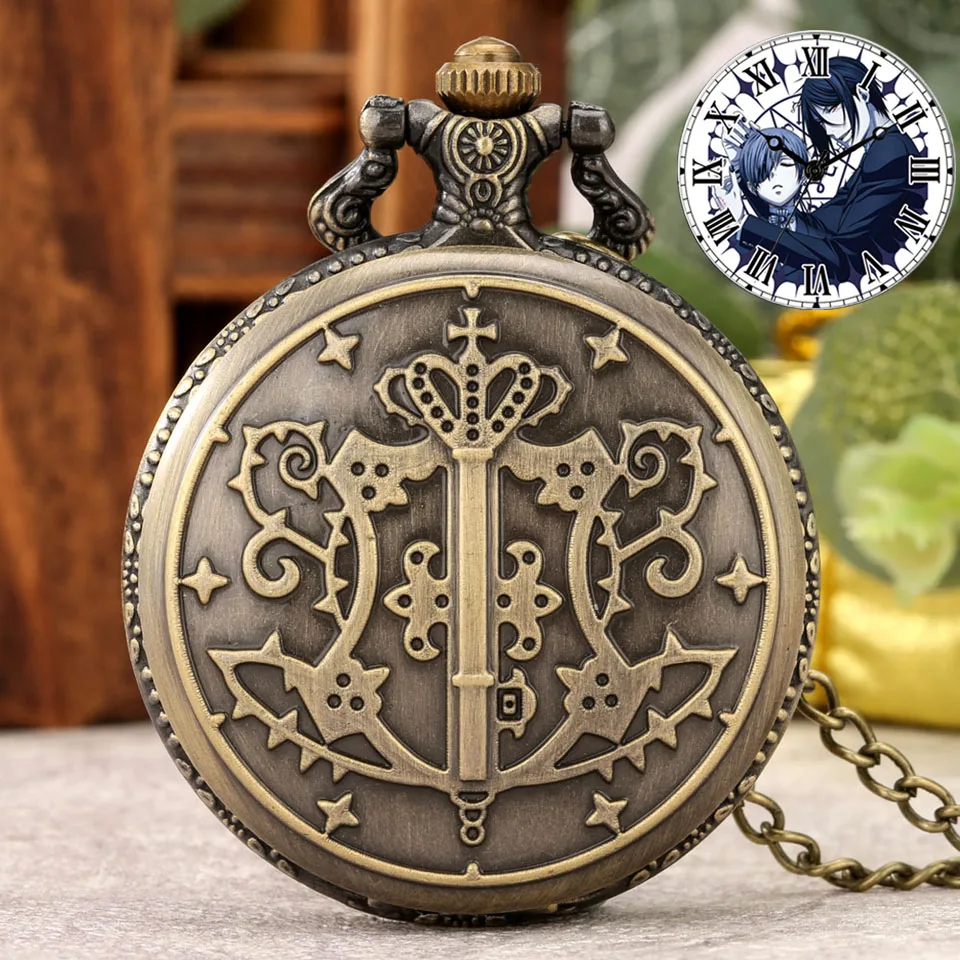 Montre à gousset à quartz chic