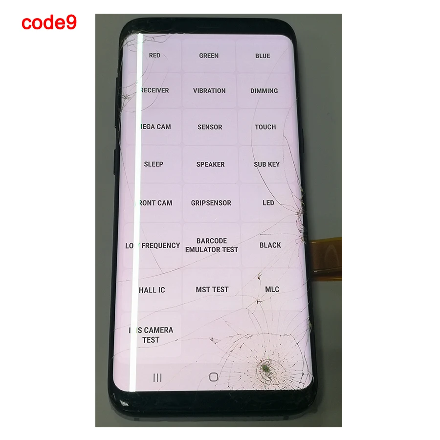 S8 code.9 JPFIX подходит для samsung S8 G935 G935 G935 ЖК-экран и сенсорный дигитайзер в сборе дисплей(с рамкой - Цвет: S8 code.9