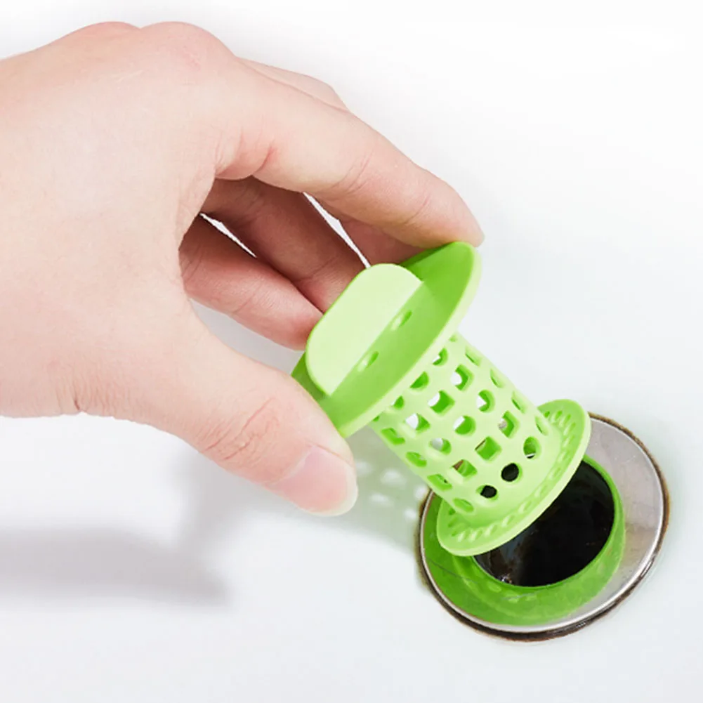 Ванная комната Слива анти засорения улавливатель волос Plug Раковина фильтр для