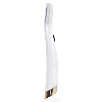 

Eyebrow Trimmer Women Mini Eyebrow LED Light Shaver Instant Painless Face Brows Hair Remover Epilator Portable Razors