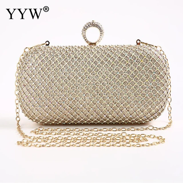 Diamond Clutch Purse And Handbag With Rhinestone Women's Party Evening Bag  Luxury Wedding Clutch Female Shoulder Bag Bolso - AliExpress