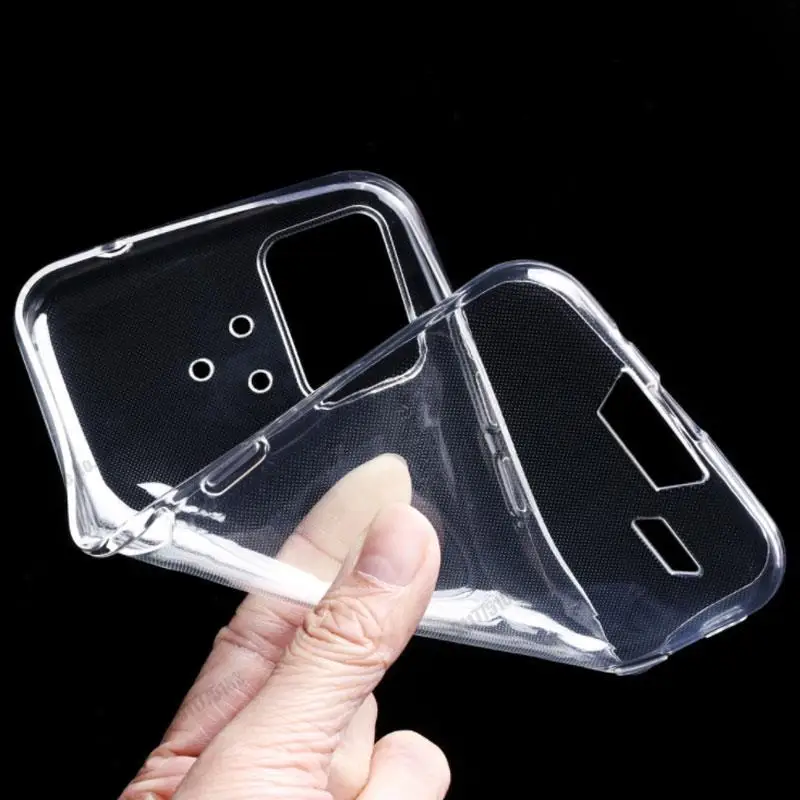 neck pouch for phone Phone Case for Umidigi A11 Pro Max Soft Silicone 360 Rotation Ring Stand Holder Case for Umidigi Bison GT Transparent Cover Capa phone pouches