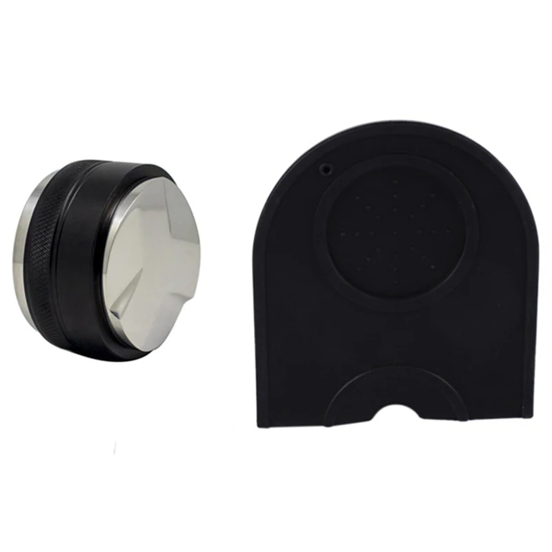 Tamper Mat Coffee Silicone Mat Espresso Tamper Mat with Stainless Steel