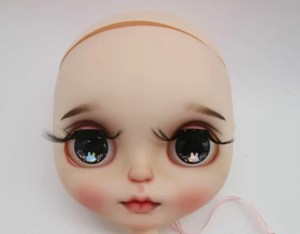 face plate no eye Предпродажная кукла на заказ DIY Nude blyth кукла 20191122 - Цвет: face plate no eye
