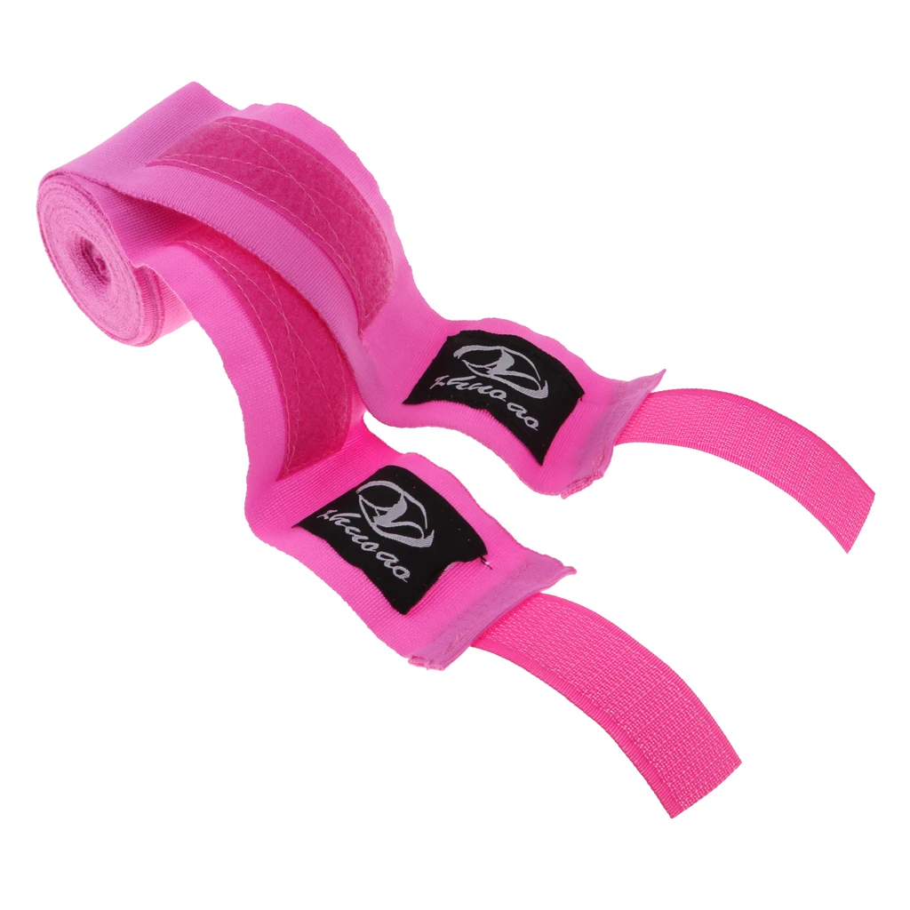 118 inch Hand Wraps Gloves Fist Protect Boxing Muay Thai Bandages Mitts Cover Belt Strap
