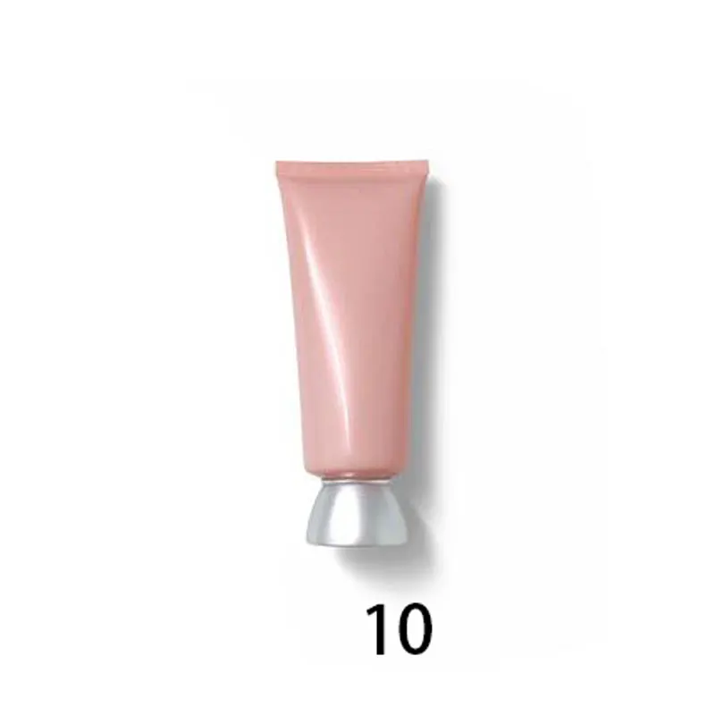Розовый солнцезащитный крем трубка пустой глянцевый образец лосьона шланг изысканная упаковка контейнеры Мягкие пластиковые тубы 100 мл 50 шт./лот - Color: 10