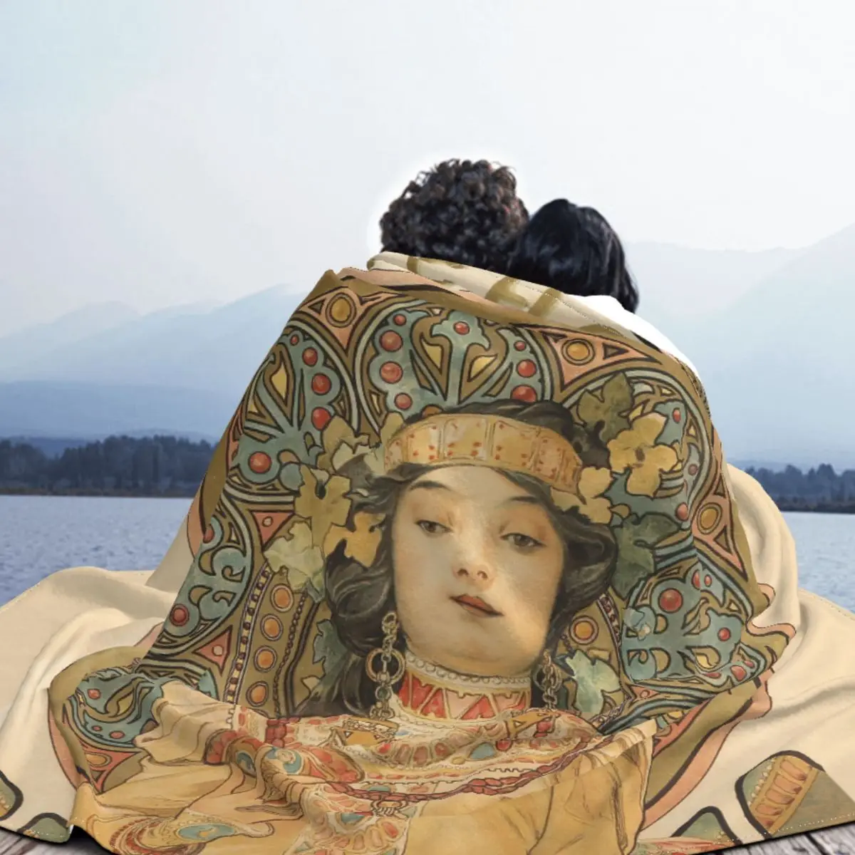 Alphonse Mucha Ablum �ϱ� �ö��� ��� ��Ƽ�� ���� ��Ƽ�� ������ ��� 200x150cm �̺�