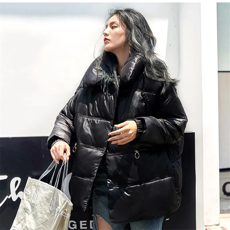 Теплое повседневное пальто с карманами парка куртка зимняя мода Casaco новая