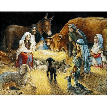 

DIY 5D Diamond Painting Cross Stitch Kits Square Diamonds Embroidery Mosaic Baby birth picture rhinestone paste Home Decor