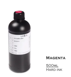 5 x 500ml Led UV Ink Universal UV LED Ink for Flatbed Printer 3D Compatible for Epson 1390 1400 1410 L800 R290 R330