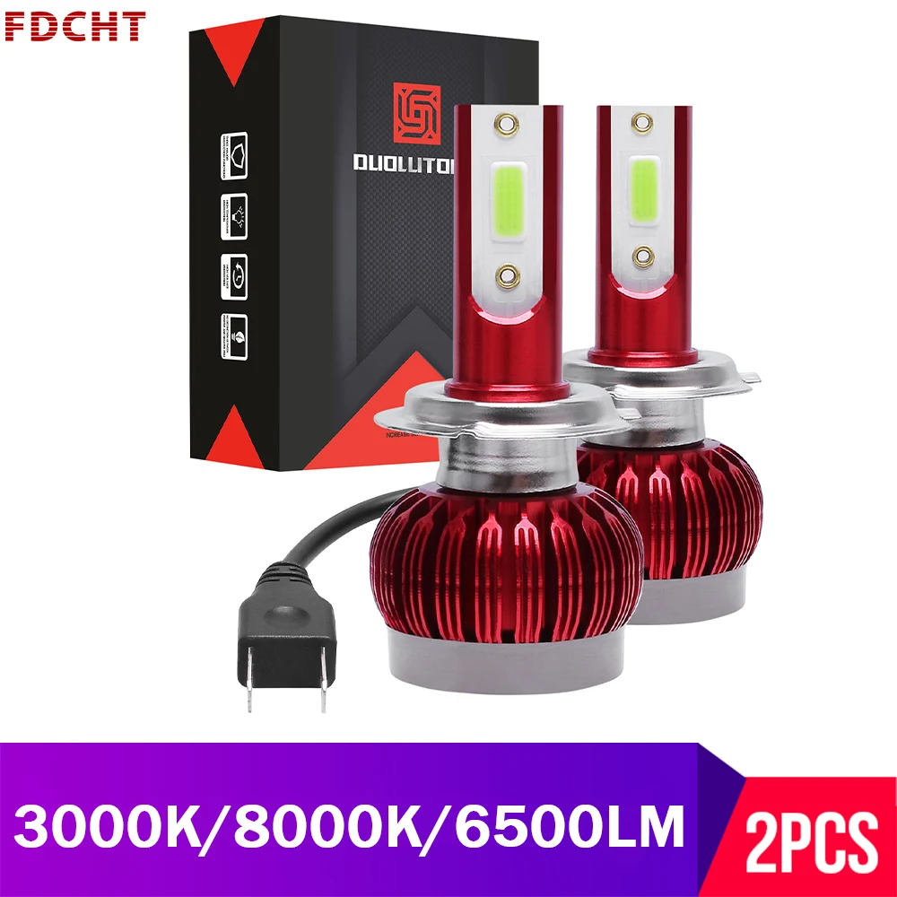 Мини лампа для автомобильных фар h1 h11 led h4 h7 светодиодная автомобильная 3000k psx24w h15