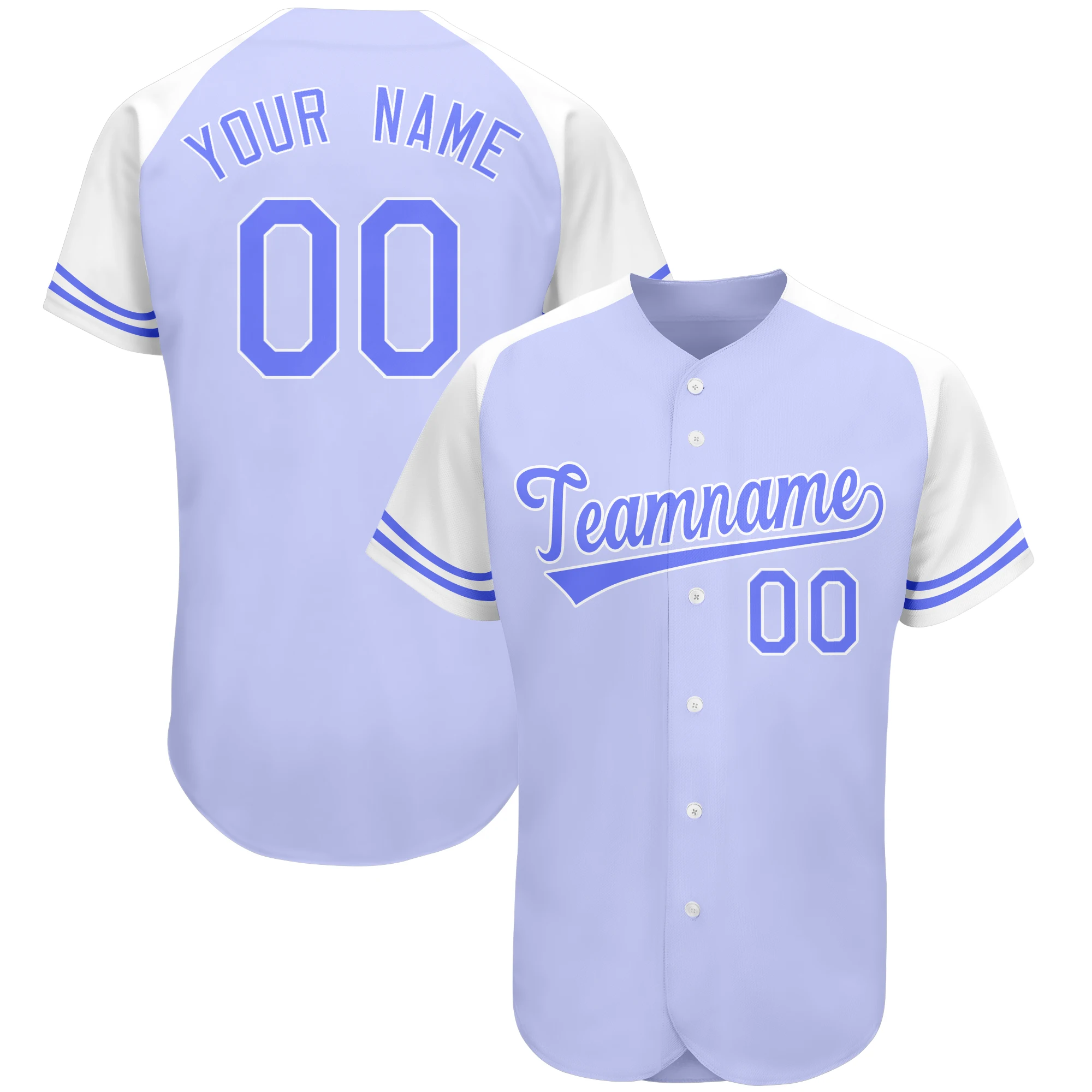 White Baseball Shirt Novelty Button Cardigan Printed Team Name Baseball Jersey Hip Hop Street Style Shirt Men/Women/Kids