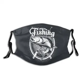 

Fishing Just One More Cast I Promise Adult Reusable Face Mask with Filter Dust Mask Respirator Mouth Muffle