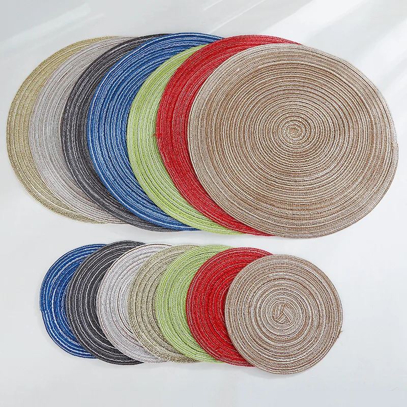 Linen Non Slip Table Mat Kitchen Accessories Home Decoration Pad Placemats
