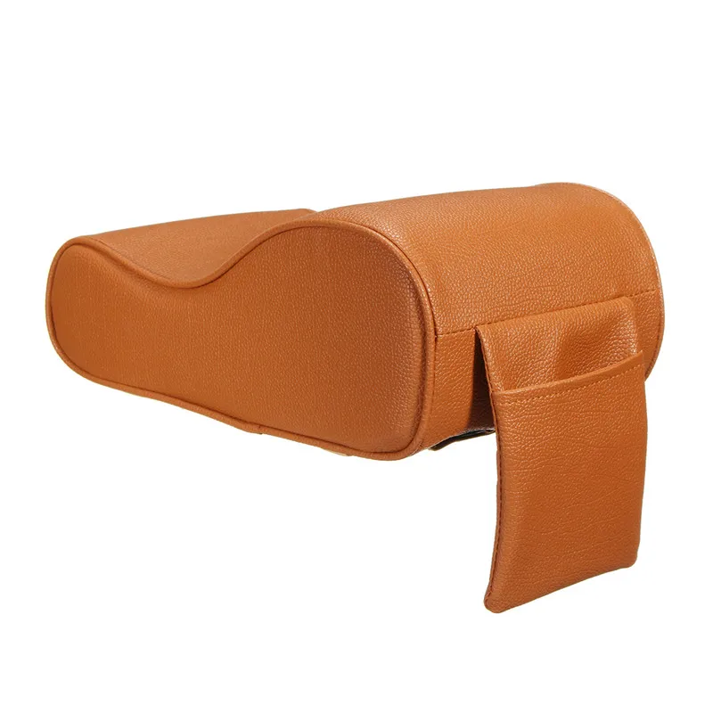 Autoleader из искусственной кожи, автомобильный подлокотник, универсальные автомобильные подлокотники, автомобильная центральная консоль, подлокотник, сиденье с эффектом памяти - Название цвета: Brown