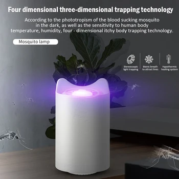 

LED Anti Mosquito Killer Lamp USB Electric No Noise No Radiation Insect Killer Flies Trap Lamp Anti Mosquito Lamp Home