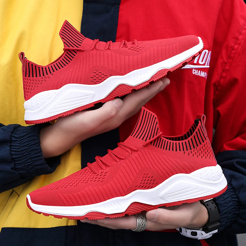 

New Sneakers Men Shoes Breathable Mesh Casual Shoes For Men Footwear Trainers Sneakers Lace Up Shoes Zapatos Hombre