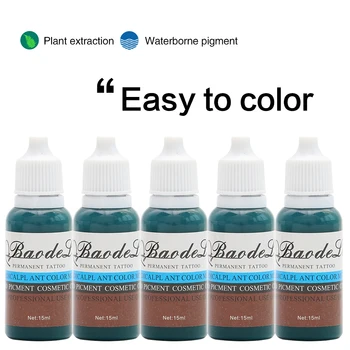 

23 bottles of tattoo ink 1/2oz pigment permanent makeup easy to wear eyebrows eyeliner lip art paint tattoo beauty tools