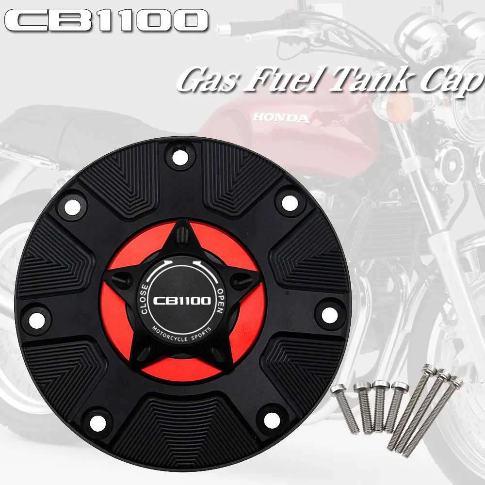 

For HONDA CB 1100 CB1100 2011-2015 CNC Fuel Gas Tank Cap Cover Aluminum Keyless Motorcycle Accessories