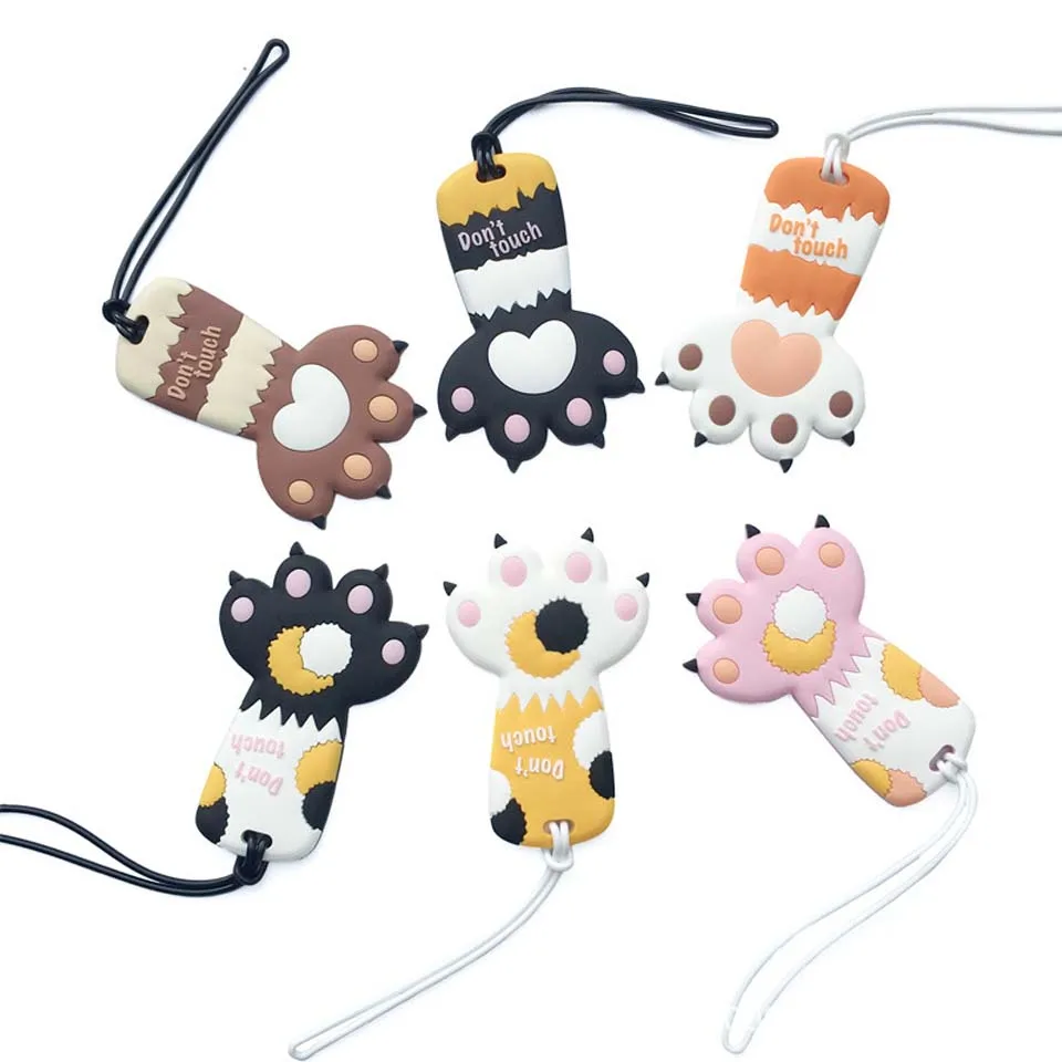 INS CUTE Chi Кошачий коготь 11,5 см ок. Силиконовые резиновые дорожные багажные бирки для девочек; багажная бирка