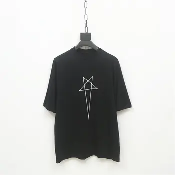 

Pentacle Printed Women Men T shirt High Street Oversized Men Short Sleeve Cotton T shirts Top tees