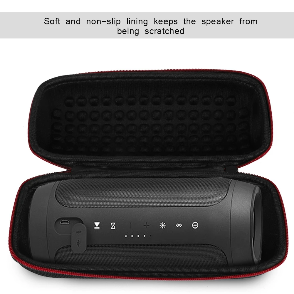 Открытый портативный Bluetooth динамик чехол для хранения ударопрочный Сумка для переноски с ручкой и плечевым ремнем для зарядки 3