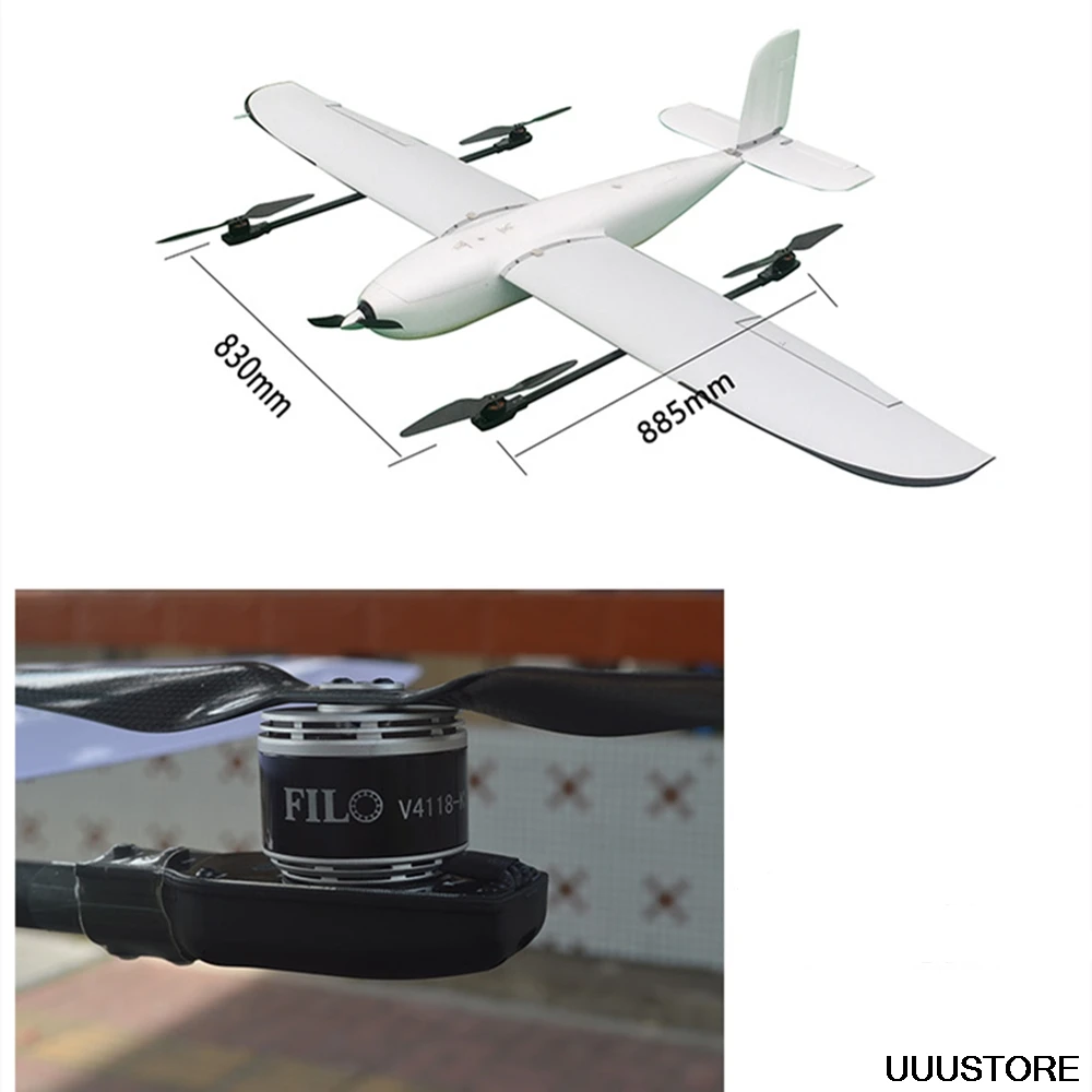 US $664.98 Flying Dragon 2160mm Vtol Vertical Takeoff And Landing 41 Engine Epo Fpv Remote Control Airplane Aerial Survey Aircraft Plane