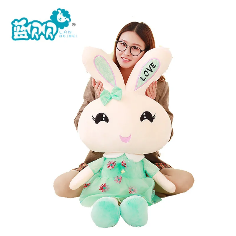 

Genuine Flower Fairy Rabbit Doll Cartoon Anime Plush Toys Animal Doll Birthday Gift