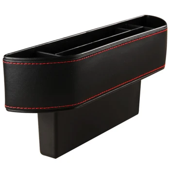 

Car Seam Storage Box, Split Multi-Functional Car Seat Slot Storage Box, Leather Car Storage Box Bag,2 PCS