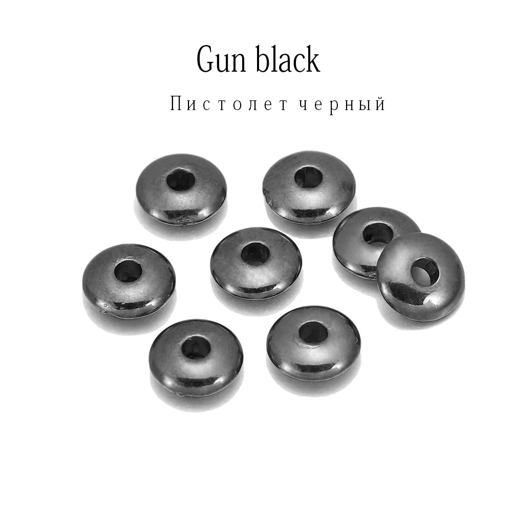 200 teile/los 6 8mm Abacus CCB Kunststoff Spacer Perlen Flache Runde Lose Perlen Für charme Schmuck Machen DIY Armband halskette Liefert – Detail 11
